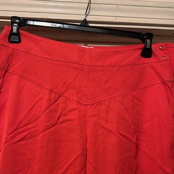 NWT Anthropologie Leifsdottir Silk Flare Wide Leg Pants - Picture 4 of 7